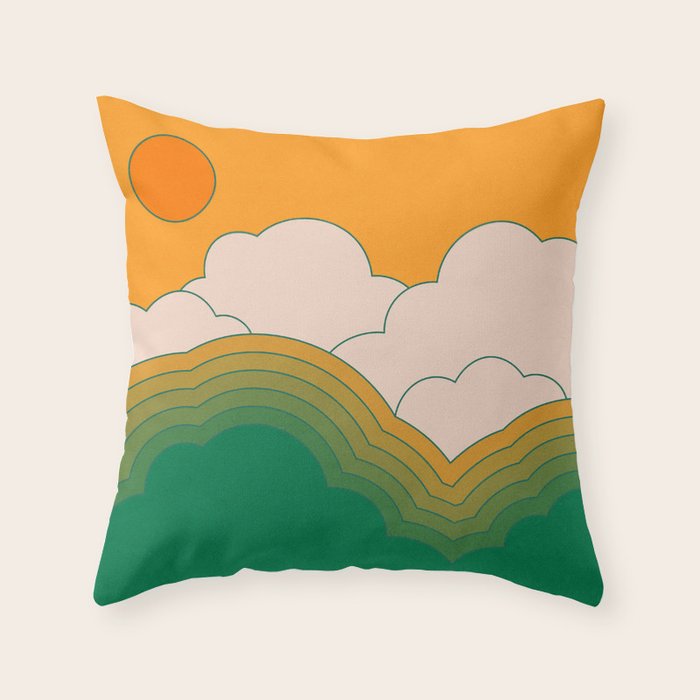 Summer Sky Throw Pillow Gallery Image 6