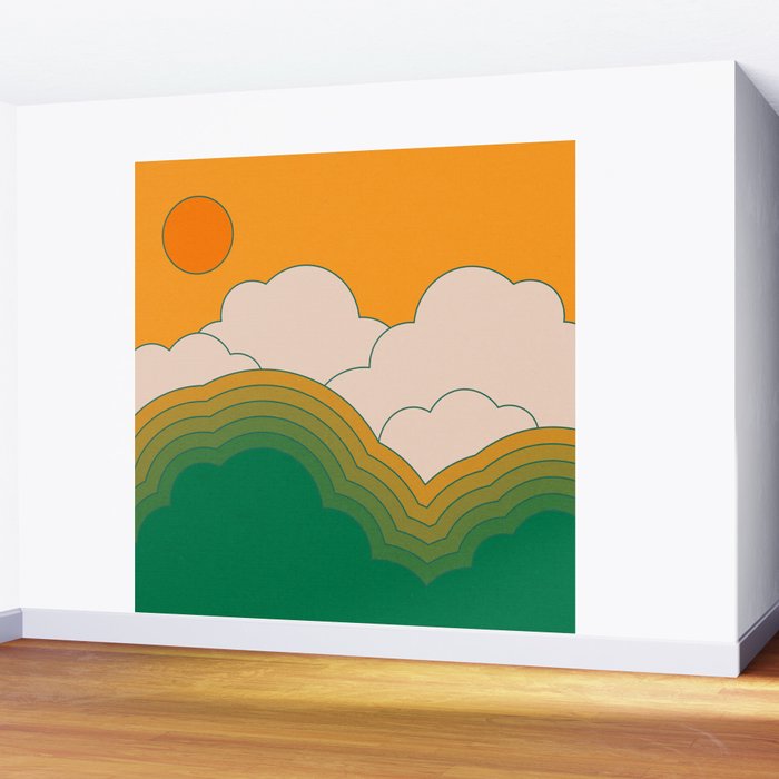 Summer Sky Wall Mural Gallery Image 2