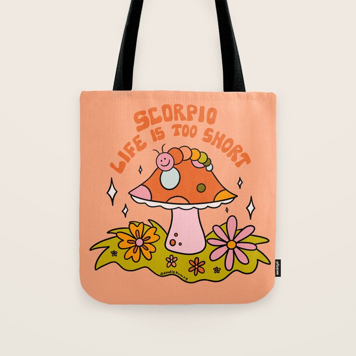 Scorpio Caterpillar Tote Bag Gallery Image 1