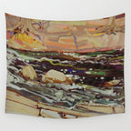 Tom Thomson Dark Waters spring 1916 Canadian Landscape Artist Wall Tapestry Gallery Image 4