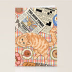 Breakfast With Cats Stationery Card Gallery Image 2
