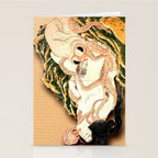 The Dream of the Fisherman's Wife by Katsushika Hokusai Stationery Card Gallery Image 2