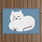 Comfy Cat WarmBlue Outdoor Rug Gallery Image 1