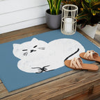 Comfy Cat WarmBlue Outdoor Rug Gallery Image 2