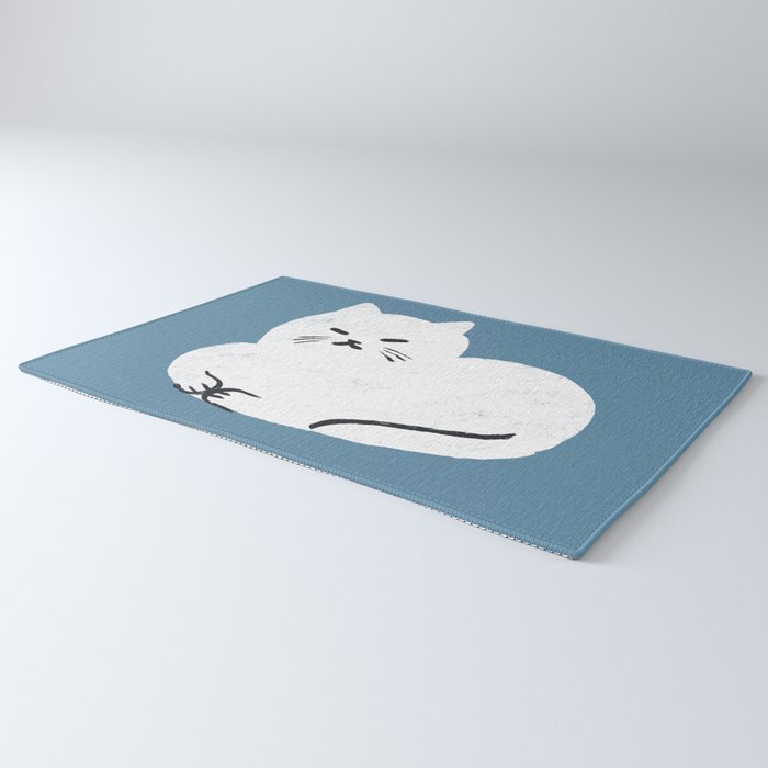 Comfy Cat WarmBlue Rug Gallery Image 3