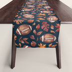 Fall Football - Navy Table Runner Gallery Image 1