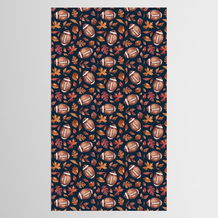 Fall Football - Navy Tablecloth Gallery Image 2