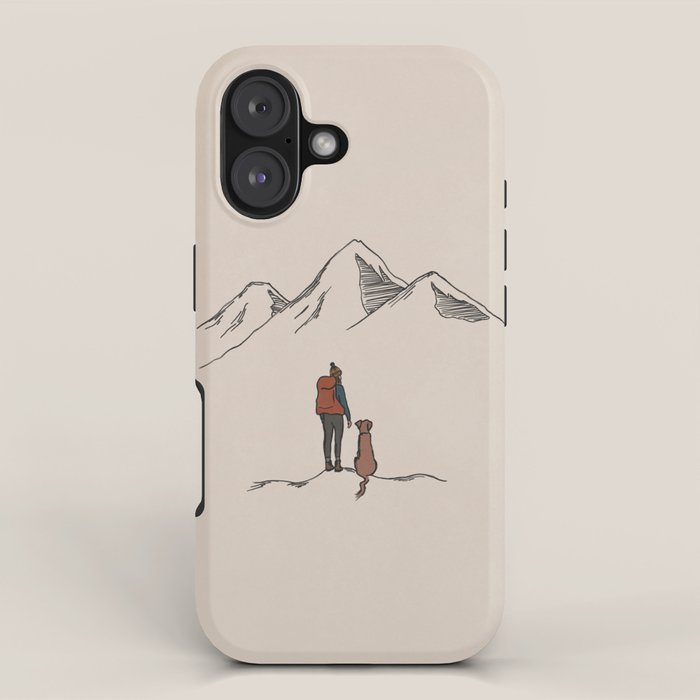 Hiking with Dogs iPhone Case Gallery Image 1