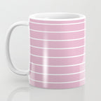 Minimal Arch XXVII Blush Pink Modern Geometric Lines Coffee Mug Gallery Image 3