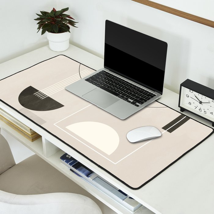 Geometric Shapes 18 Desk Mat Gallery Image 2