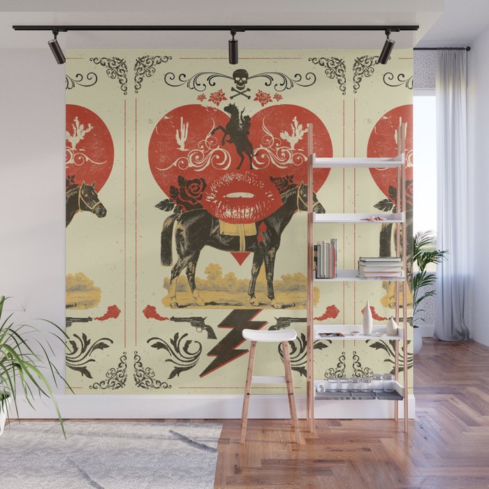 GOTHIC COWBOY Wall Mural Gallery Image 1