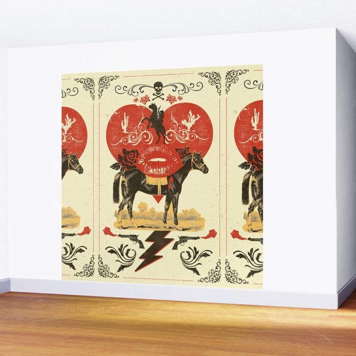 GOTHIC COWBOY Wall Mural Gallery Image 2