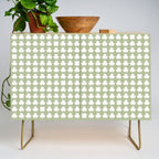 Clovers XXVI Natural Green Botanical Pattern Credenza Gallery Image 1