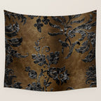 Embossed Black Velvet 10 Wall Tapestry Gallery Image 4