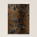 Embossed Black Velvet 10 Stationery Card Gallery Image 2