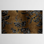 Embossed Black Velvet 10 Tablecloth Gallery Image 2