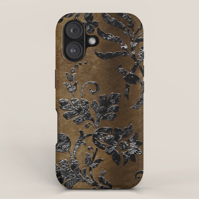 Embossed Black Velvet 10 Iphone Case