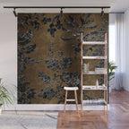 Embossed Black Velvet 10 Wall Mural Gallery Image 1