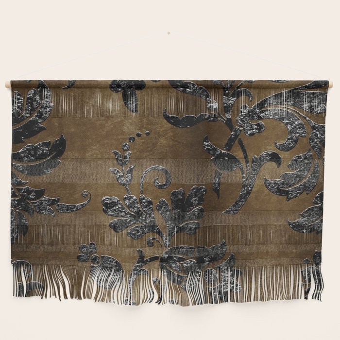 Embossed Black Velvet 10 Wall Hanging Gallery Image 1