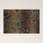 Embossed Black Velvet 10 Welcome Mat Gallery Image 1