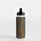 Embossed Black Velvet 10 Water Bottle Gallery Image 2