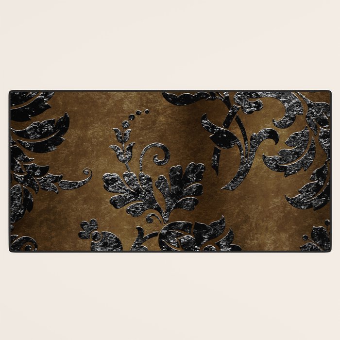 Embossed Black Velvet 10 Desk Mat Gallery Image 3