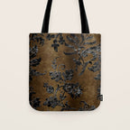 Embossed Black Velvet 10 Tote Bag Gallery Image 1