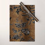 Embossed Black Velvet 10 Wrapping Paper Gallery Image 1