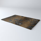 Embossed Black Velvet 10 Rug Gallery Image 3