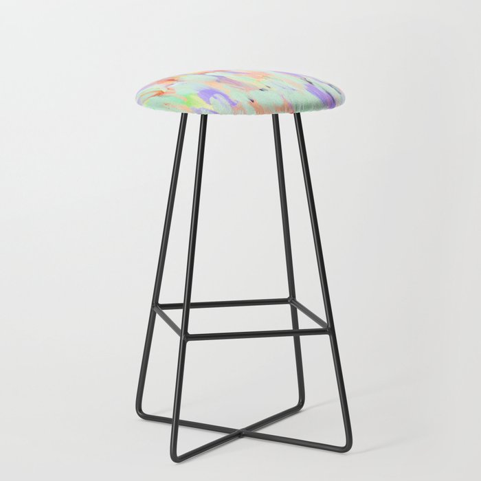 Artistic summer brushstrokes AS Stool Gallery Image 1