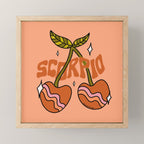 Scorpio Cherries Mini Art Print Gallery Image 1