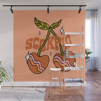 Scorpio Cherries Wall Mural Gallery Image 1