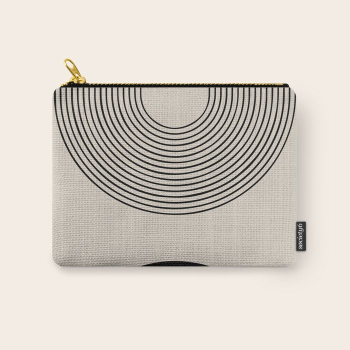 Lia - Mid Century Modern Abstract Art Carry All Pouch Gallery Image 1