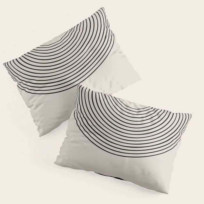 Lia - Mid Century Modern Abstract Art Pillow Sham Gallery Image 3
