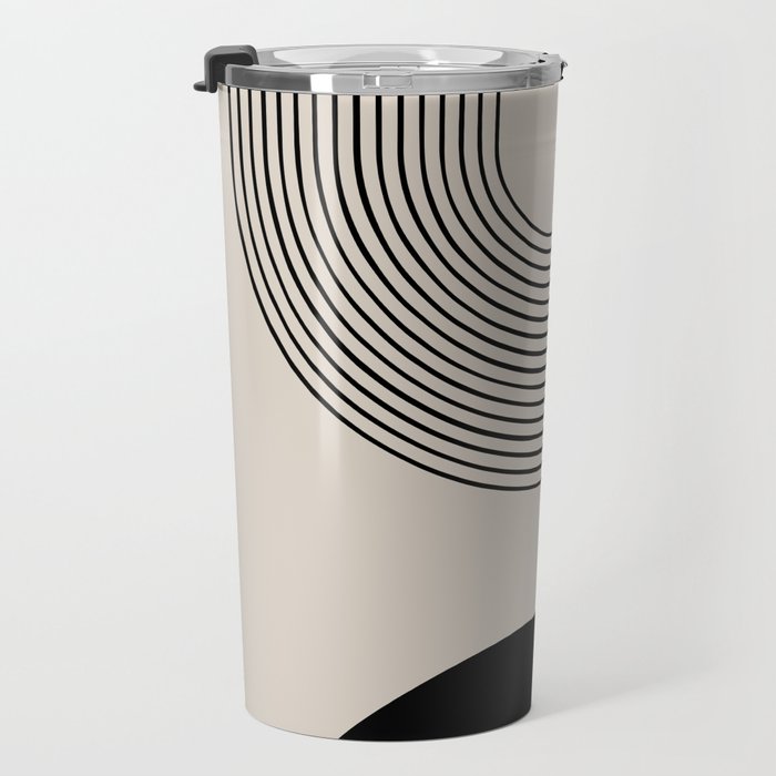 Lia - Mid Century Modern Abstract Art Travel Mug Gallery Image 3