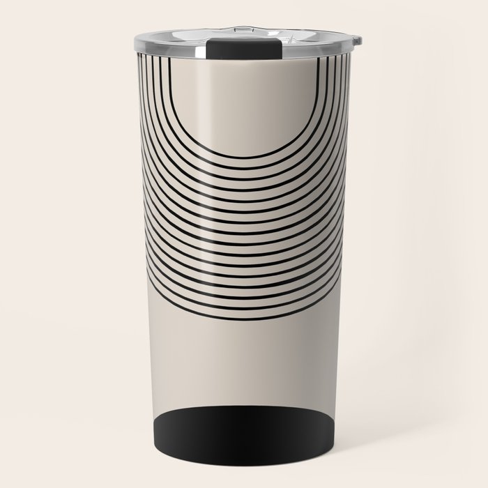 Lia - Mid Century Modern Abstract Art Travel Mug Gallery Image 1