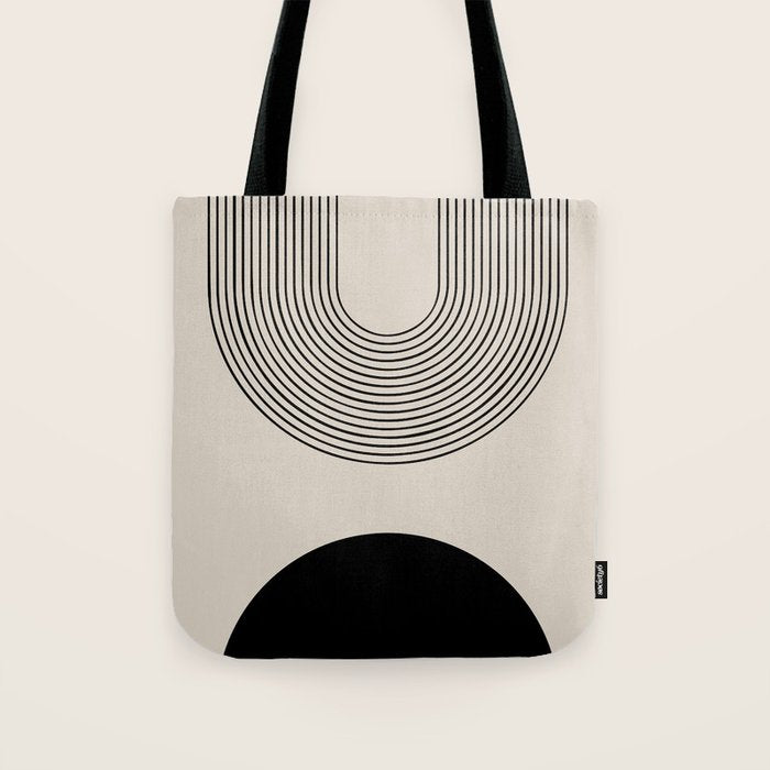 Lia - Mid Century Modern Abstract Art Tote Bag Gallery Image 1