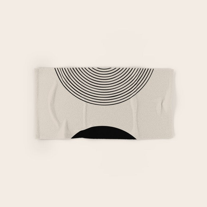 Lia - Mid Century Modern Abstract Art Bath Towel Gallery Image 1