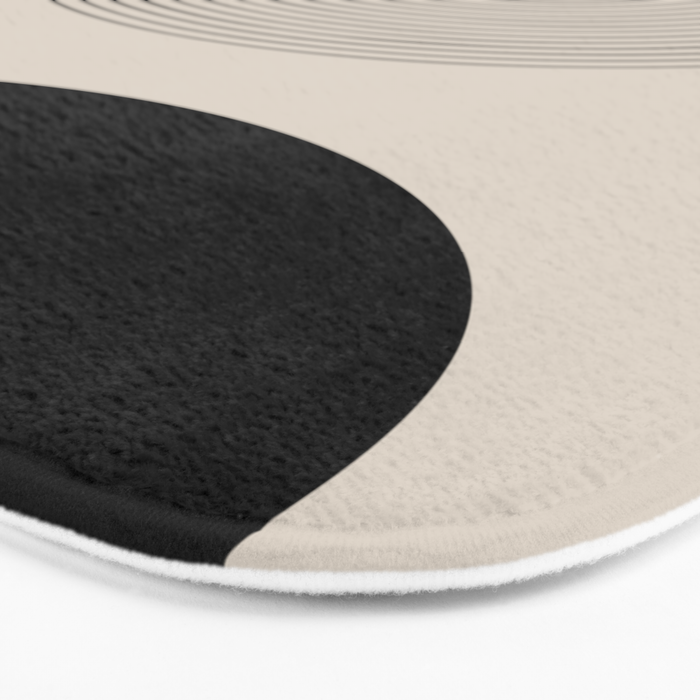 Lia - Mid Century Modern Abstract Art Bath Mat Gallery Image 3