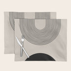 Lia - Mid Century Modern Abstract Art Placemat Gallery Image 1