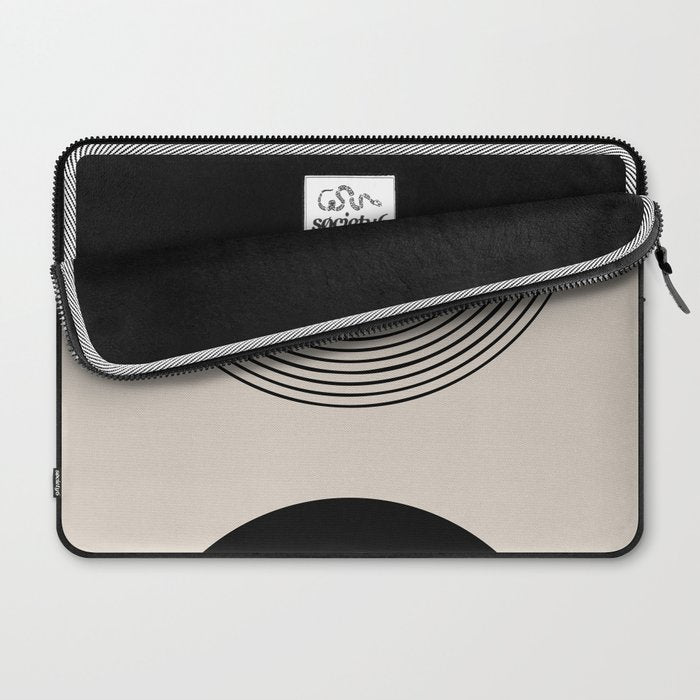 Lia - Mid Century Modern Abstract Art Laptop Sleeve Gallery Image 2