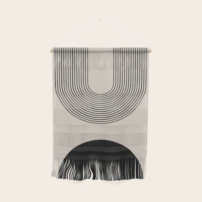 Lia - Mid Century Modern Abstract Art Wall Hanging Gallery Image 1