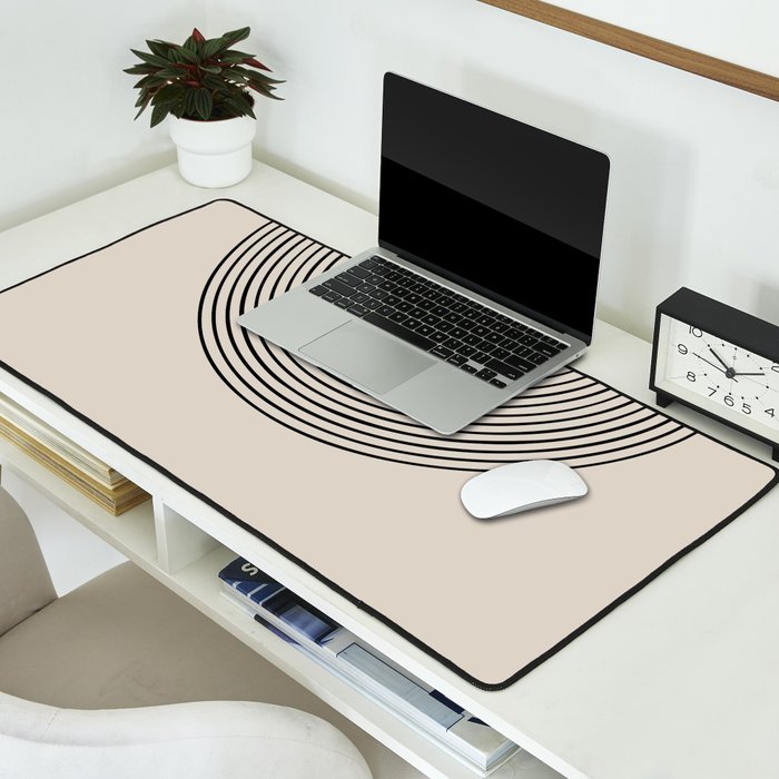 Lia - Mid Century Modern Abstract Art Desk Mat Gallery Image 2