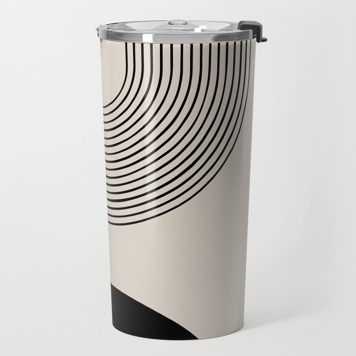Lia - Mid Century Modern Abstract Art Travel Mug Gallery Image 2