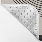 Lia - Mid Century Modern Abstract Art Bath Mat Gallery Image 2