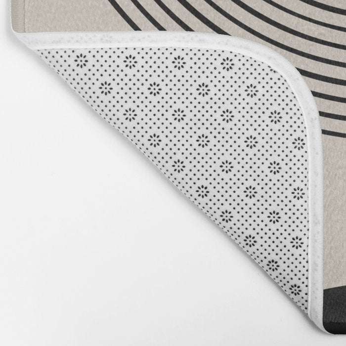 Lia - Mid Century Modern Abstract Art Bath Mat Gallery Image 2