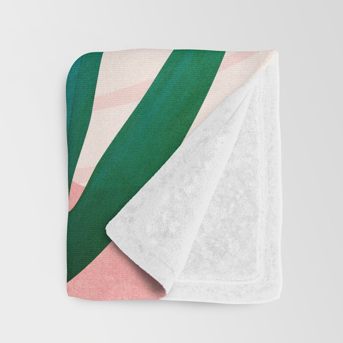 Pink Desert Abstract Landscape Throw Blanket Gallery Image 3