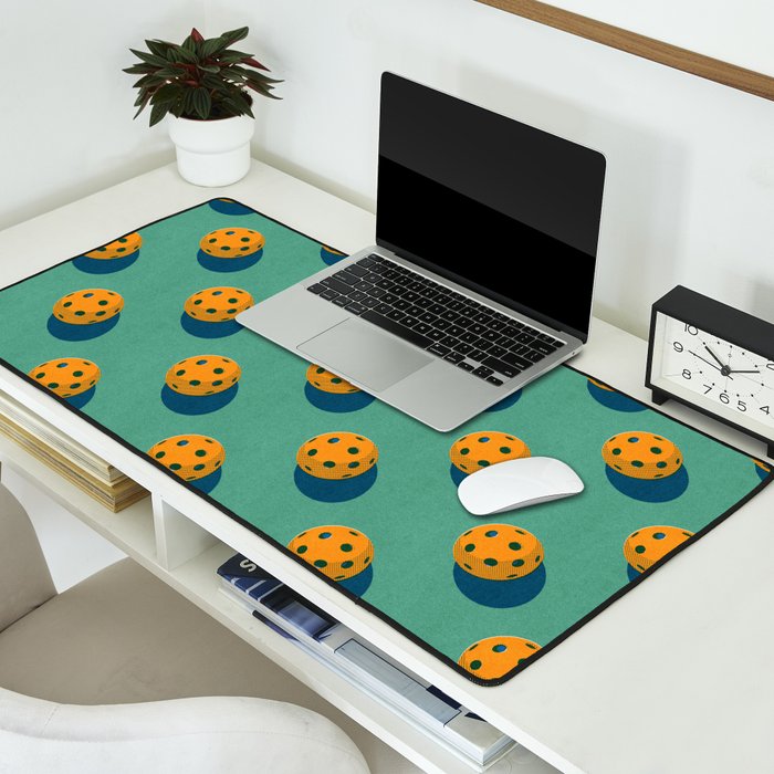 BALLS Pickleball - pattern Desk Mat Gallery Image 2