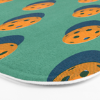 BALLS Pickleball - pattern Bath Mat Gallery Image 3
