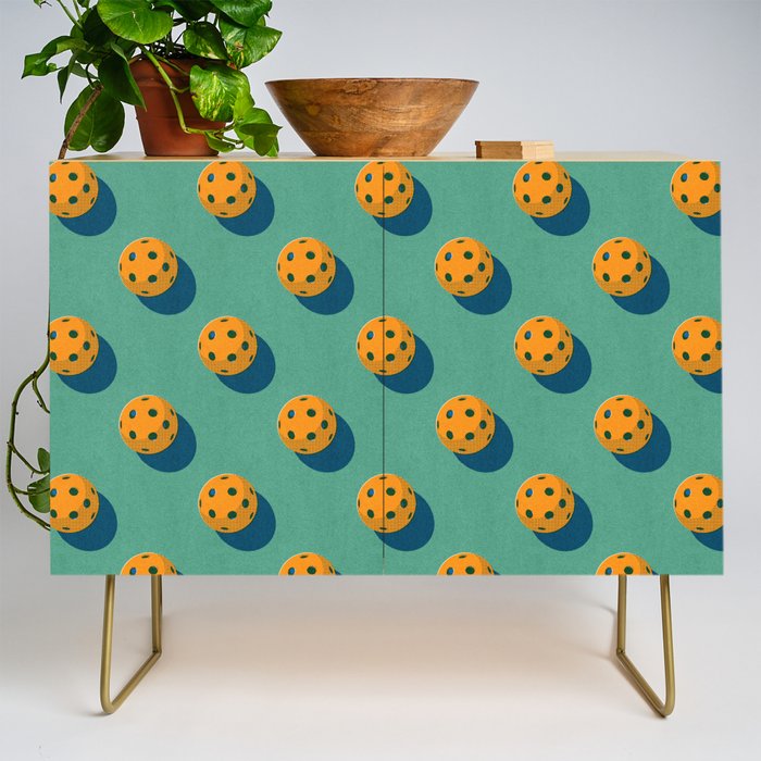 BALLS Pickleball - pattern Credenza Gallery Image 1